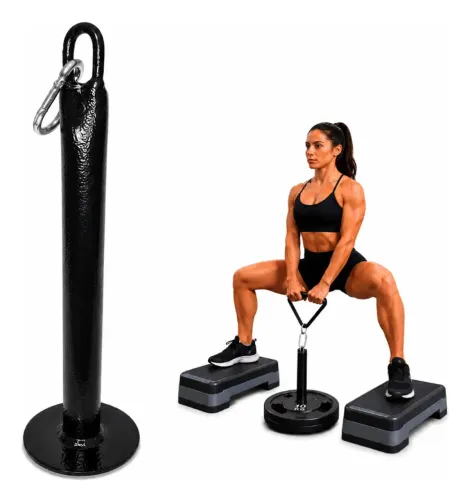Agachamento sumo + par de steps (kit funcional)