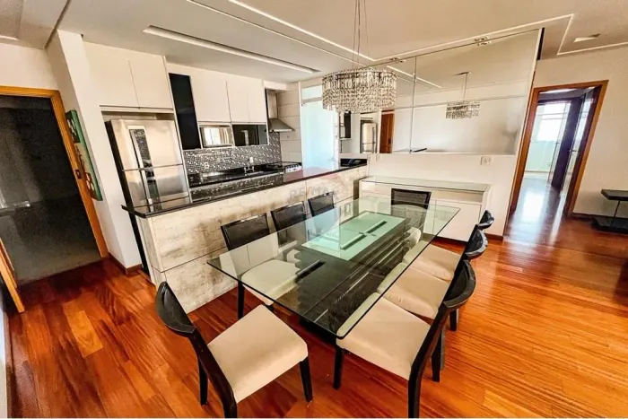 Apartamento à venda com varanda gourmet, 3 dormitórios, 123m² no Tamboré - Santana de Parn