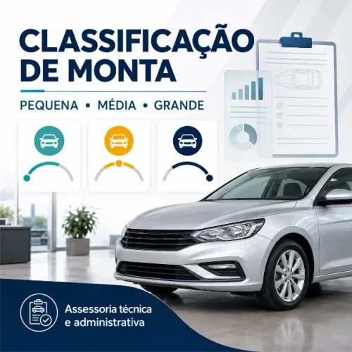 VEÍCULO CLASSIFICADO COM DANO DE PEQUENA, MÉDIA OU GRANDE MONTA?