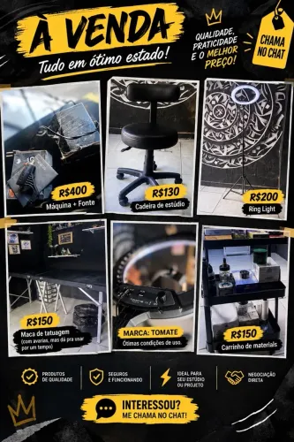 PEÇAS PARA ESTÚDIO