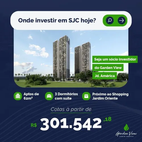 Cotas de 3 dormitórios 62m² com suíte!!!