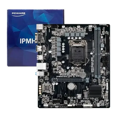 Placa Mae PCWare IPMH510G, DDR4, Socket Intel LGA1200, M-ATX, IPMH510G