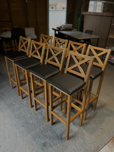 Banquetas estofadas