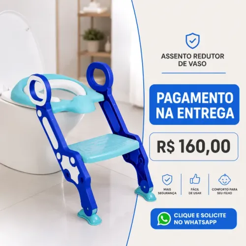 Troninho acento redutor de vazo com escada