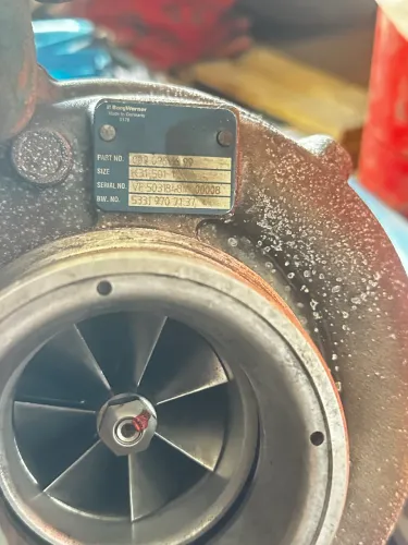 Turbina MB Actros motor V6 BorgWarner