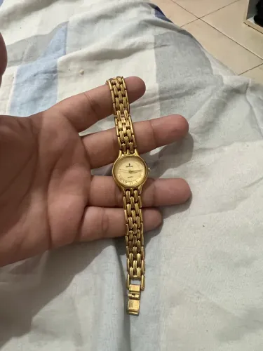 Raridade Relogio séculos modelo mine dourado