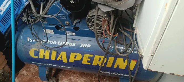 Compressor Chaperine 15 pés 200 litros-3hp
