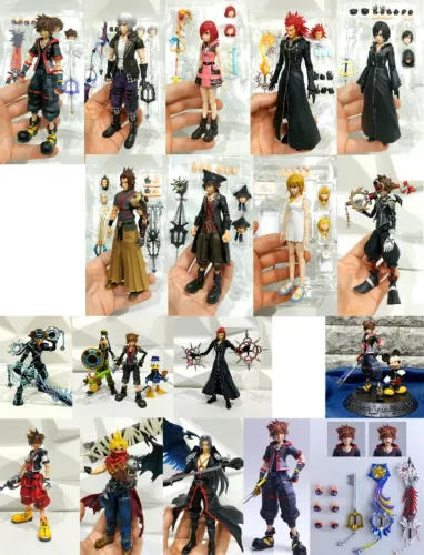 Promoção Coleção Play Arts Kai Bring Arts Kingdom Hearts III