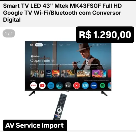 Tv led 43 mtek - AV Service Import 