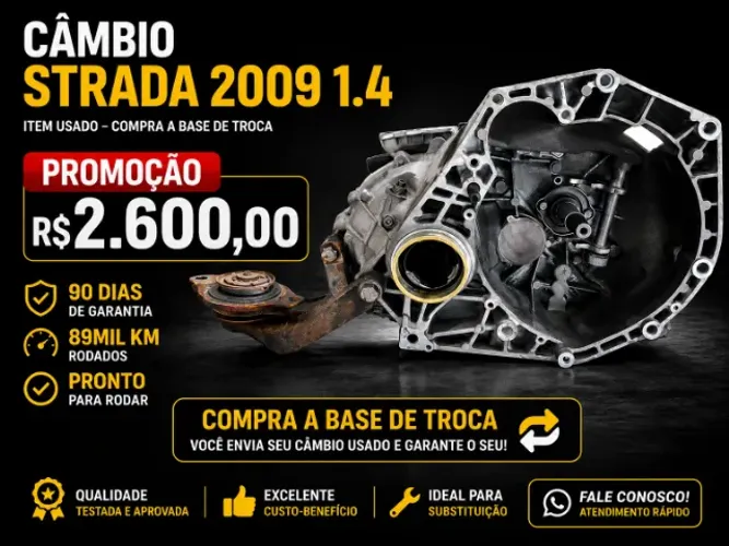 Câmbio Strada 2009 1.4 