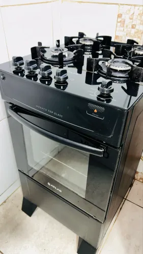 ? FOGÃO ATLAS MÔNACO TOP GLASS 4 BOCAS - ÓTIMO ESTADO ?