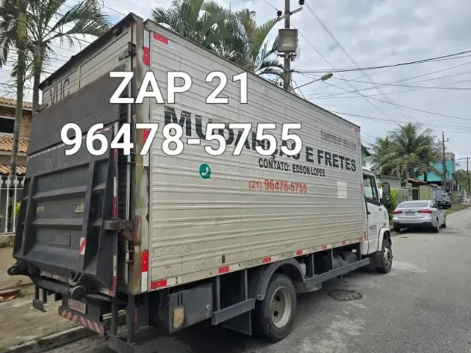 MUDANÇA ( CAMPO GRANDE ) CAMINHÃO BAÚ COM PLATAFORMA ELEVATÓRIA