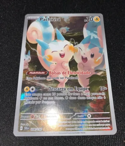 Cartão Pokémon Pachirisu (208/198)