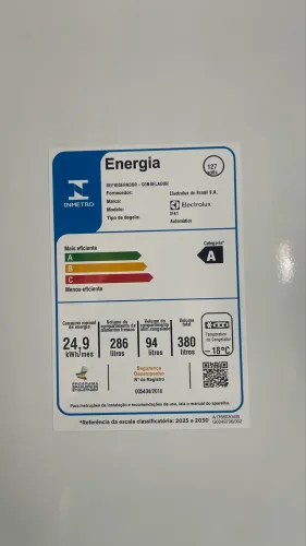 ? Geladeira Electrolux Frost Free 380L IF41 - NOVA, NUNCA USADA