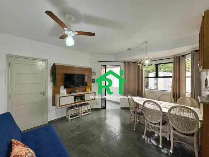 Apartamento com 2 quartos, 1 vaga e lazer à venda em Jardim Astúrias, Guarujá