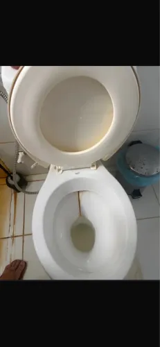 Bacia com caixa acoplada em perfeito estado 