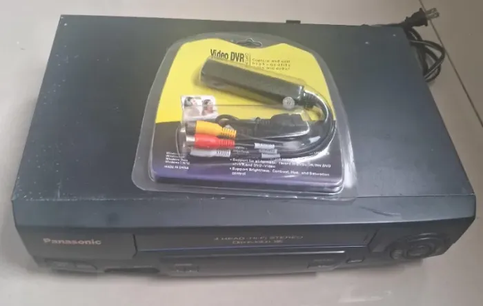 Video k7 (Videocassete) Panasonic PC-V4521. Padrão Americano NTSC c/ Placa Captura