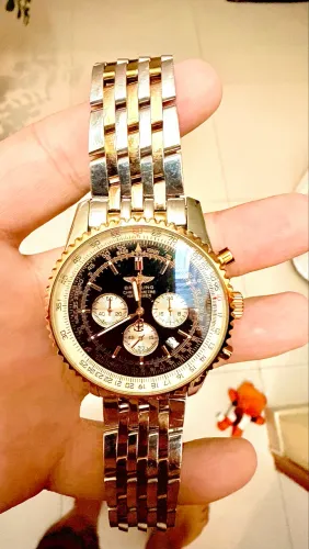 Breitling Navitimer Prata e Rose Gold Rep 1:1 raridade