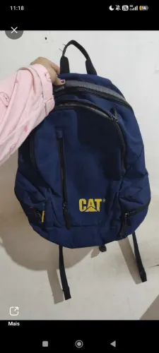 Mochila azul catepillar