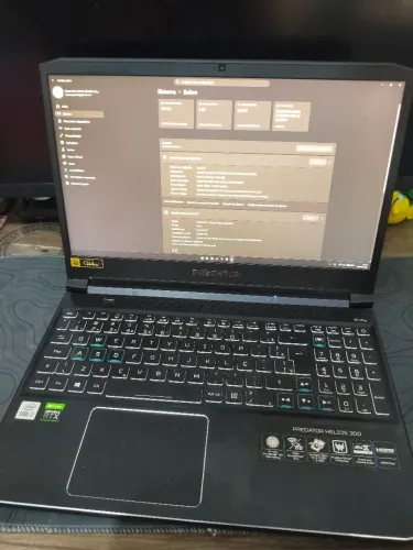 Notebook Acer Helios-300 PH315-53 RTX 2060 6GB