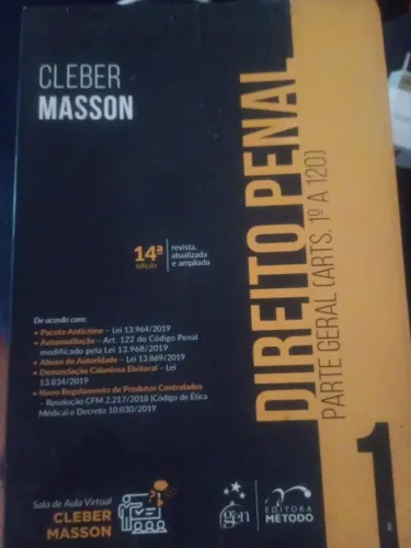Direito Penal - Parte Geral Vol. 1 | Cleber Masson | 14ª Edição
