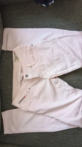 Calça da marca Diesel rosa claro P/M