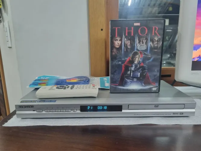 Dvd player samsung com controle