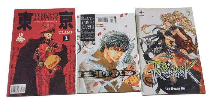 Mangá kit com 3 unidades