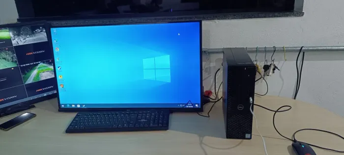 CPU compacta Dell OptiPlex 3070 core i5 8°geração 8 GB RAM DDR4 SSD Kingston 480 Gigas