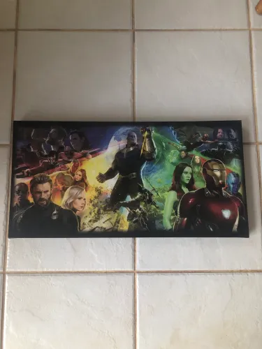 Quadro Vingadores Guerra Infinita decoração Marvel (Avengers)