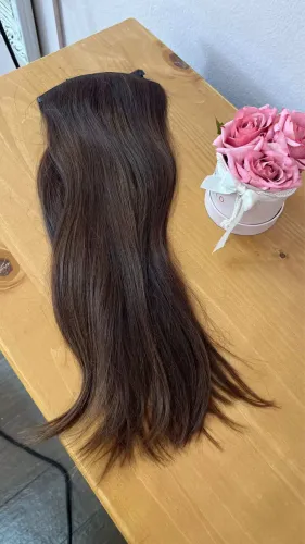 Mega Hair Fita Adesiva Cabelo Humano Natural 45cm 80g