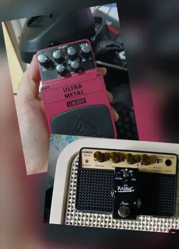 Behringer Ultra metal (Metal Zone) + Rowin Raving
