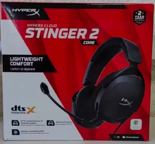 HEADSET GAMER HYPERX CLOUD STINGER 2 CORE