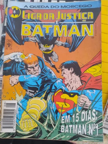 Gibi A Queda do Morcego Liga da Justiça e Batman 1995