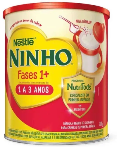 Latas de leite vazias 
