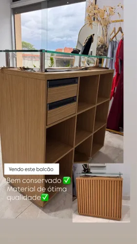 Balcão organizador para loja