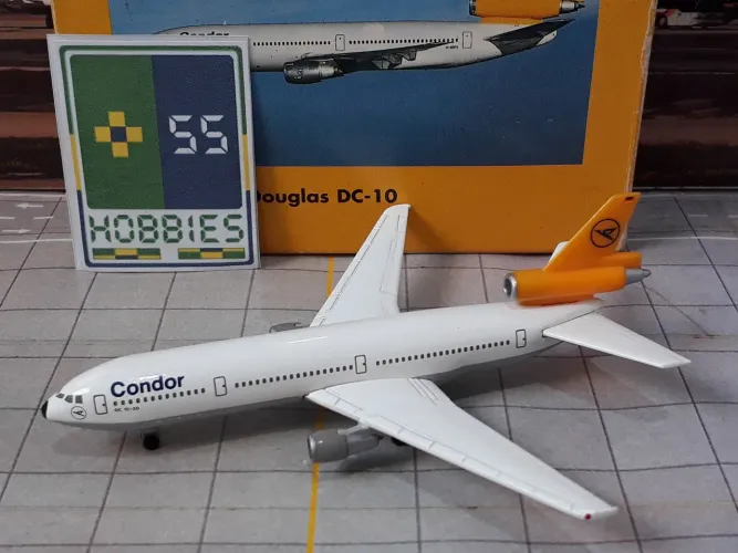 Miniatura Avião Herpa 1/500 Condor McDonnell Douglas DC-10-30
