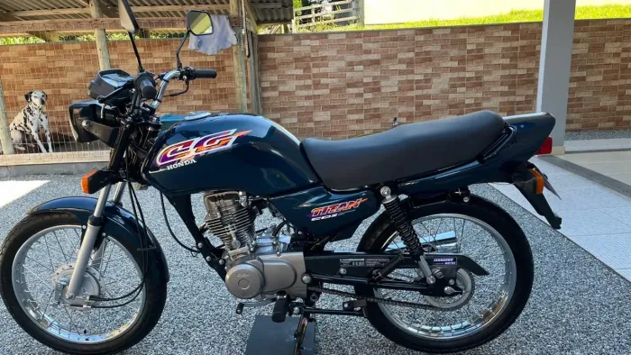 HONDA TITAN CDI 1998-- RELÍQUIA MUITO CONSERVADA E CROMADA 
