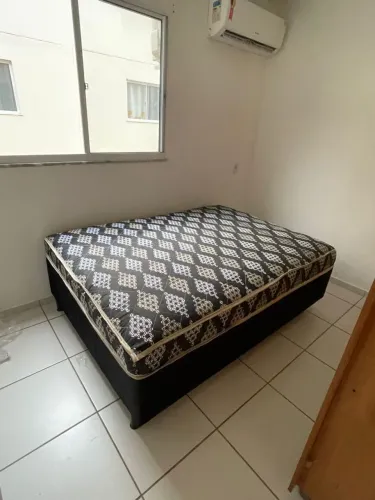 Cama box molas ensacada
