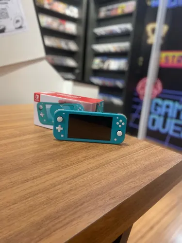 Nintendo switch lite DESBLOQUEADO C/ cartão 256gb - Loja Game House - Oferecemos Garantia