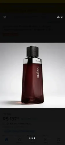Colonia Malbec Boticário 
