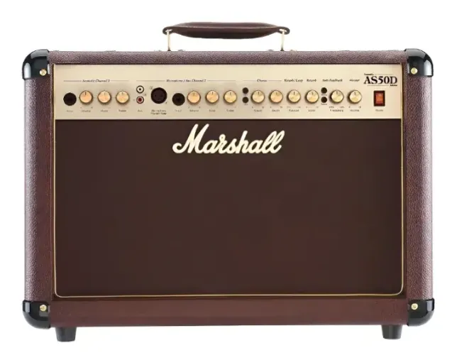 Amplificador Violão Marshall As50d 50w Cor Marrom - Sem Uso