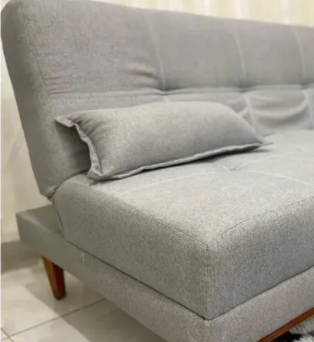 Sofá Cama Madrid 2 Lugares 180cm Tecido Linho Luxury