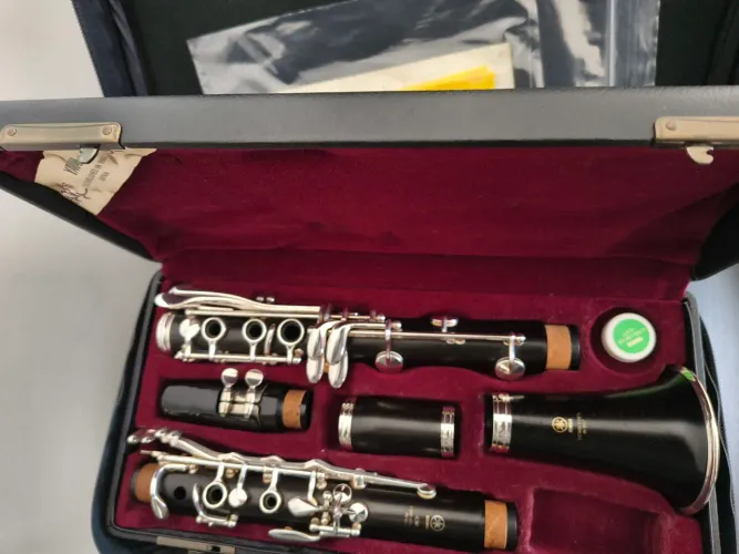 Clarinete yamaha ycl 450 original japan boquilha vandoren 