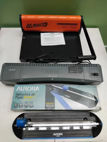 Vendo Plastificadora, Encadernadora e Refiladora de Papel