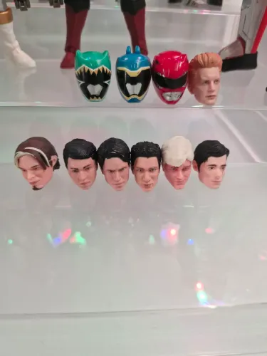 Heads power rangers lightning collection(valor unitário)