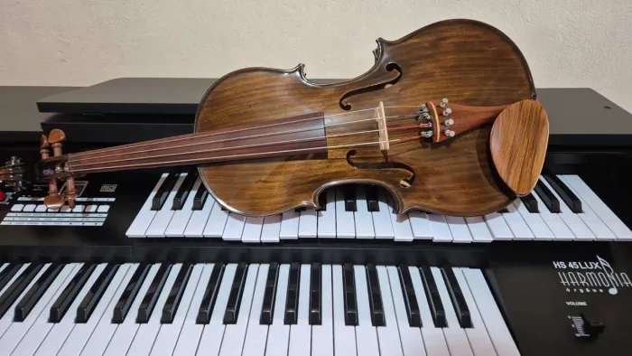 VIOLA DE ARCO ROLIM SEMI ARTESANAL SEM MARCAS DE USO