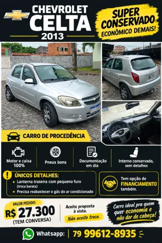 Chevrolet Celta Spirit/ LT 1.0 MPFI 8V Flexp. 5P 2013