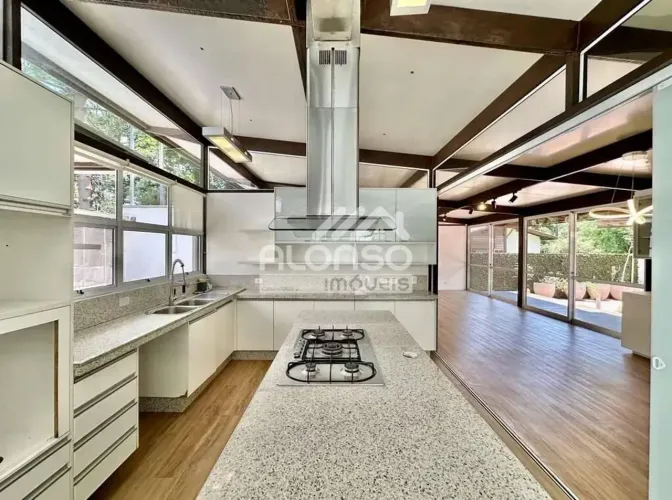 VILA SANTO ANTONIO  GRANJA VIANA MODERNA | TÉRREA | 4 DORMS ( 3 SUÍTES ) | PISCINA | OFURÔ