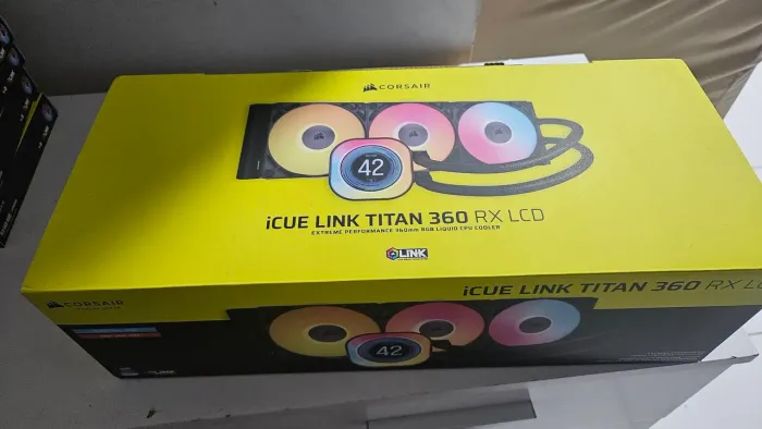 WATER COOLER 360MM CORSAIR ICUE LINK TITAN 360 RX LCD